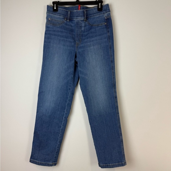 Spanx Straight Leg Jeans Size Large - Picture 8 of 10